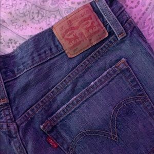 Levis 501 High Waisted Shorts